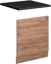 Pannello frontale Fame-Line, Quercia dorata, 60 cm, PL Antracite, per la combinazione con altri moduli della serie Fame-Line