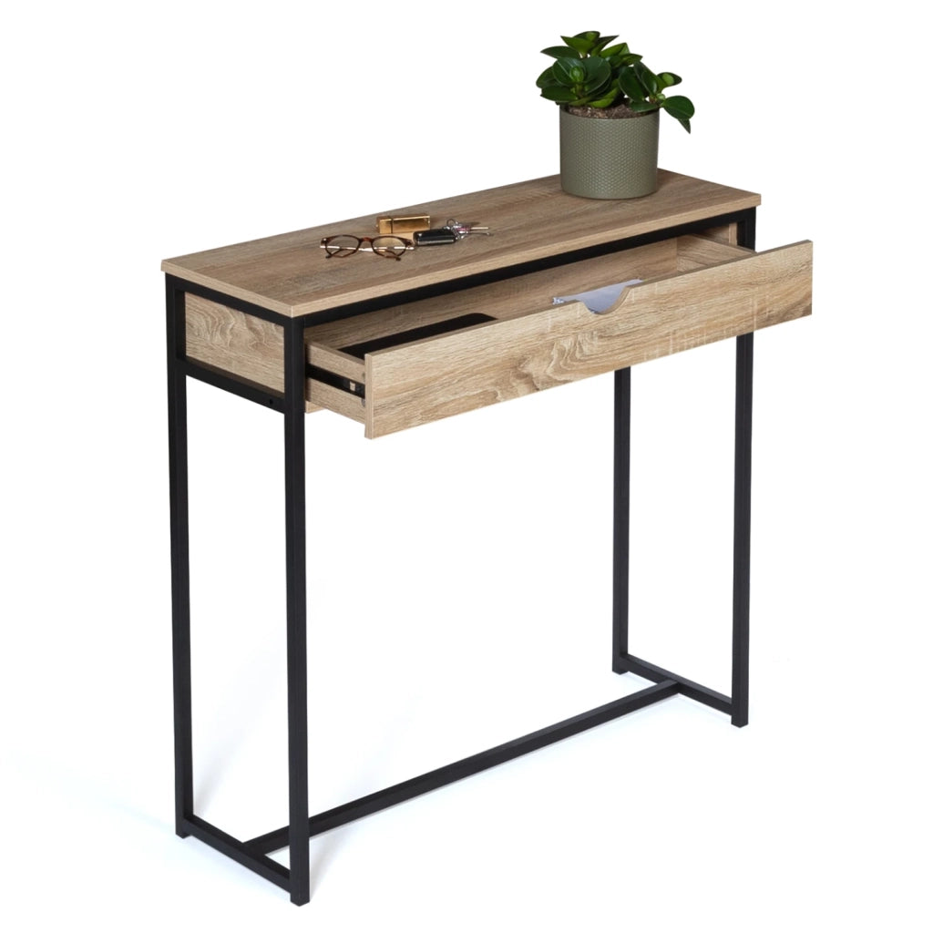 IDMarket - Consolle 1 cassetto DETROIT design industriale