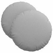 Cuscini per Seduta 2 pz | Cuscini per sedie Grigio Nuvola ?40 x 13 cm Tessuto