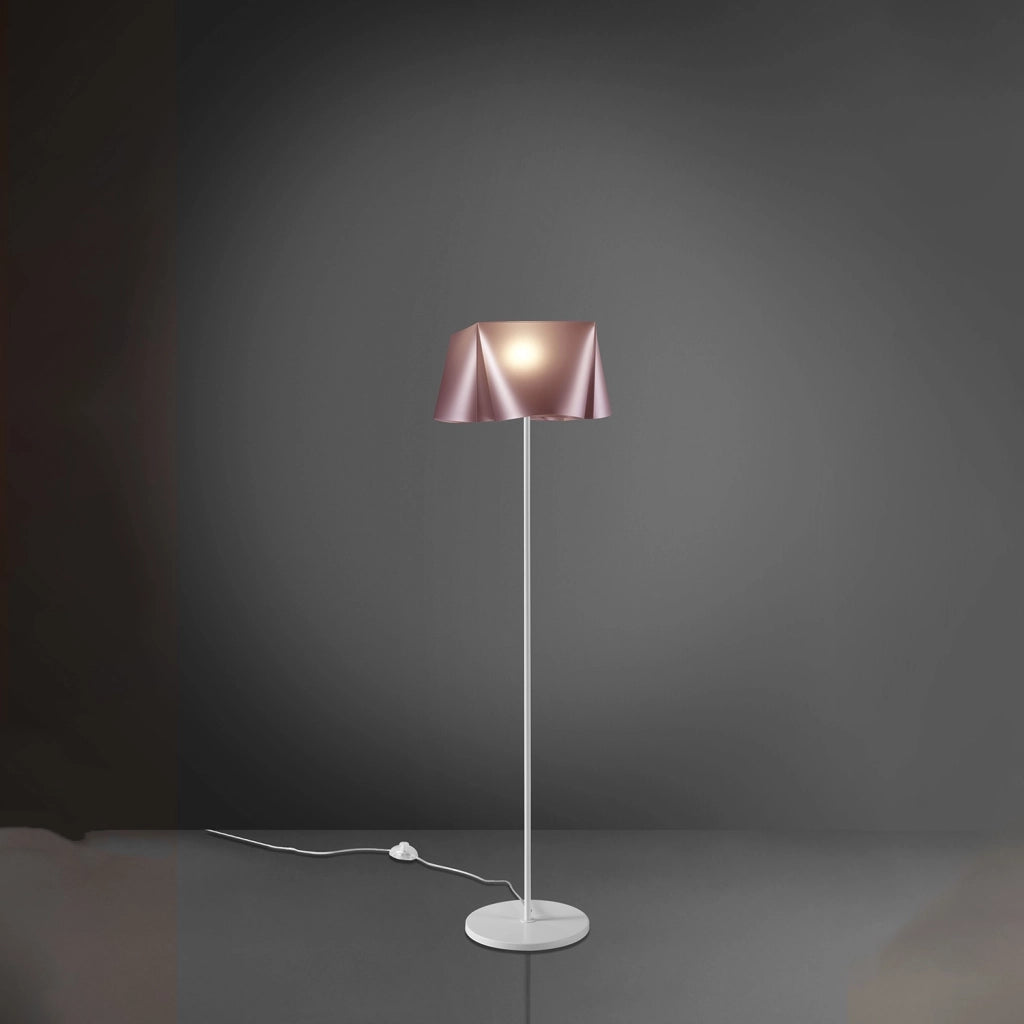 Piantana Moderna Wanda Polilux ® Pink Metal E Metallo 1 Luce E27