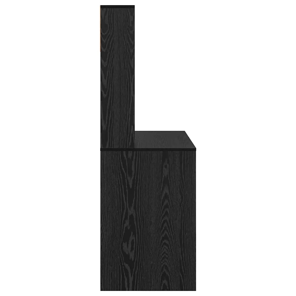 Scrivania Rovere Nero 91 x 50 x 149 cm Legno multistrato 869259