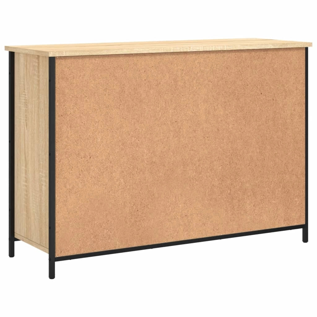 Credenza cassettiera cassettiera mobile contenitore organizer cucina soggiorno soggiorno Sonoma 100 x 35 x 70 cm derivati ​​del legno marrone 02_0031459