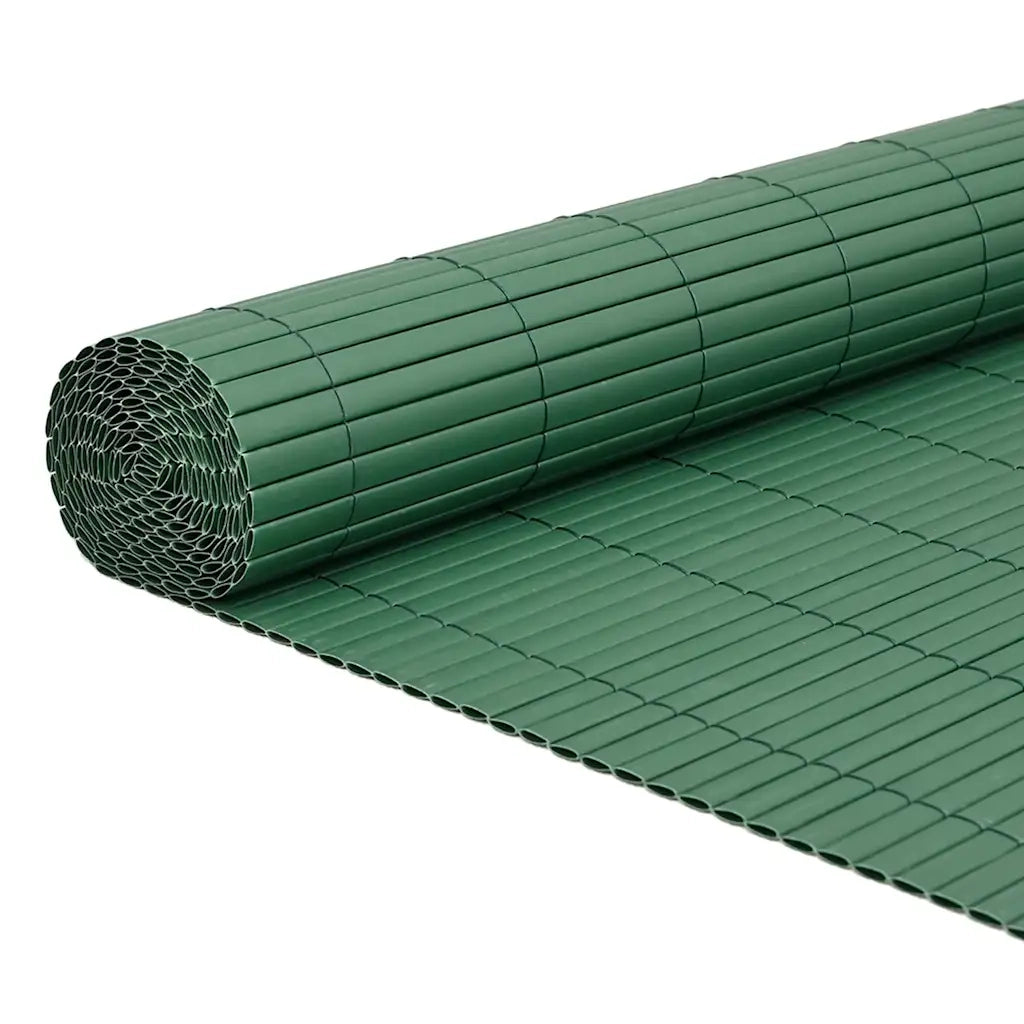 Recinzione da Giardino Bifacciale Verde 1,8x5 m in PVC