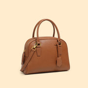 Borsa e borsetta da donna in vera pelle marrone
