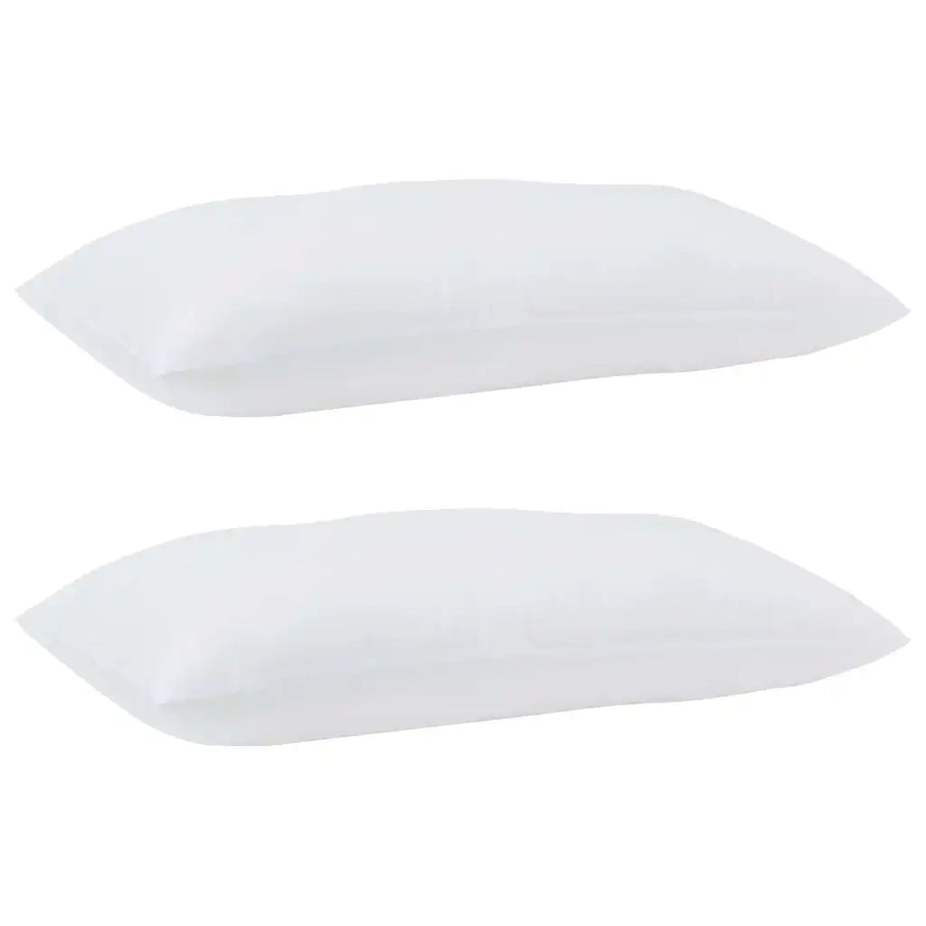 Cuscino con cuscino 2 pz Bianco 81 x 42 x 20 cm Poliestere CFW4053618