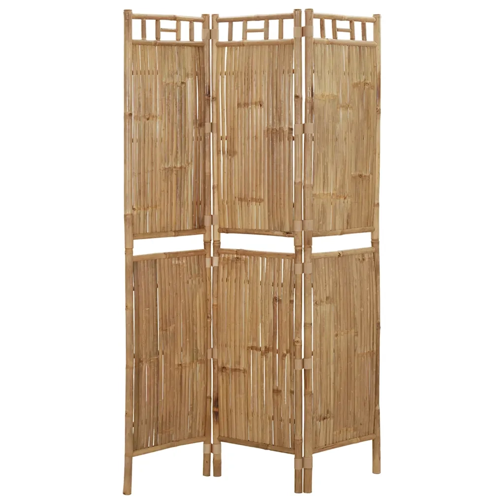 Paravento a 3 Pannelli in BambÃ¹ 120x180 cmcod mxl 97066