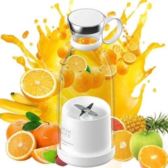 Mini Frullatore Portatile - Frullatore da Mano - Frullatore per Smoothie - Centrifuga per Frutta - Frullatore per Frutta e Verdura