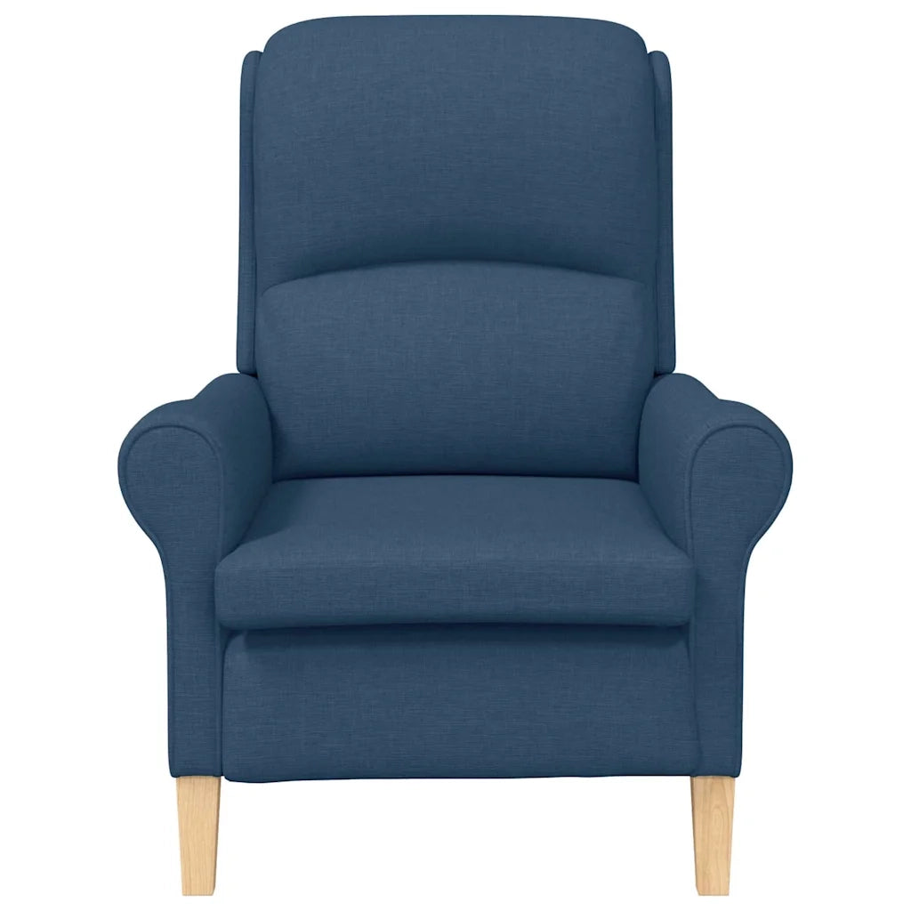 Poltrona-Divano Sedia Blu Tessuto 203380