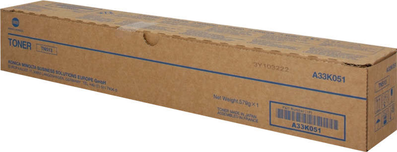 ORIGINAL Konica Minolta toner nero A33K051 TN513 ~24400 Seiten