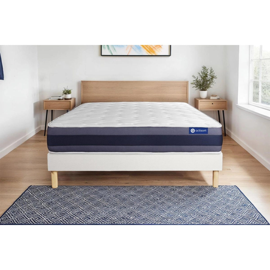 Kit rete e materasso matrimoniale Actimemo morpho 80x190cm - Spessore : 24cm- memory foam - Bilanciato -