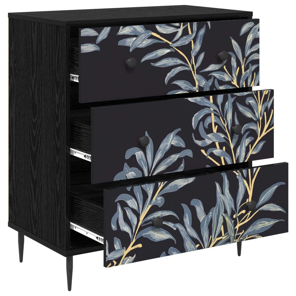 Cassettiera DOKKUM Stampa blu di felce 66 x 36,5 x 76 cm 8007377