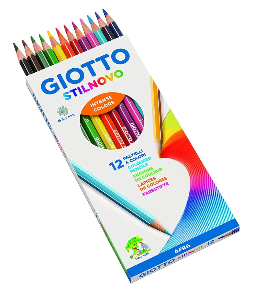 GIOTTO STILNOVO PASTELLI A COLORI 3,3 MM 12 PZ