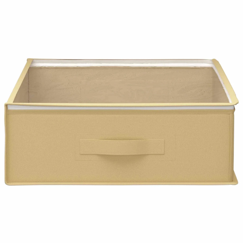 Scatola di stoccaggio con finestra trasparente in alto Crema CFW2265426