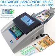 Trade Shop - Mini Rilevatore Di Banconote False Euro Detector Per Negozio Casa Ufficio Hs8989 -