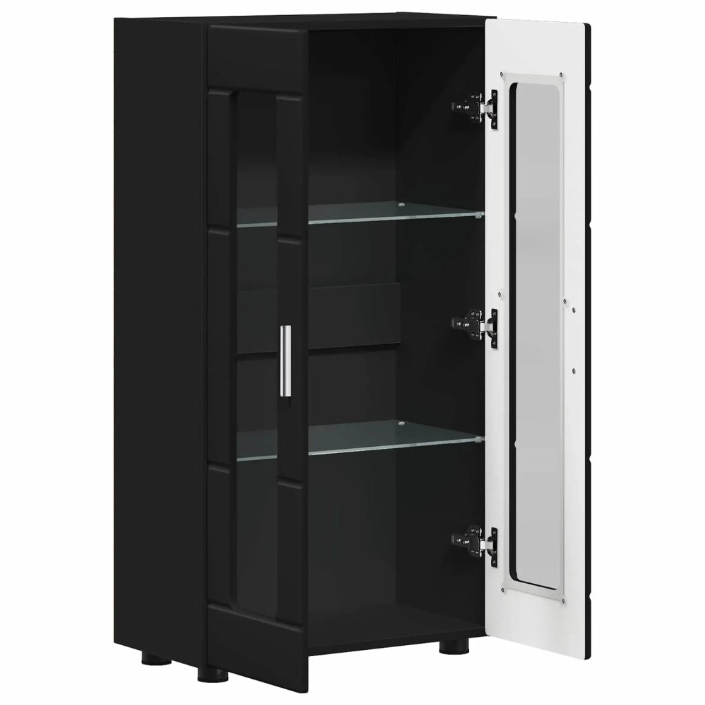 Credenza FLORIN Nero 55,5 x 29 x 100 cm Legno multistrato 880252