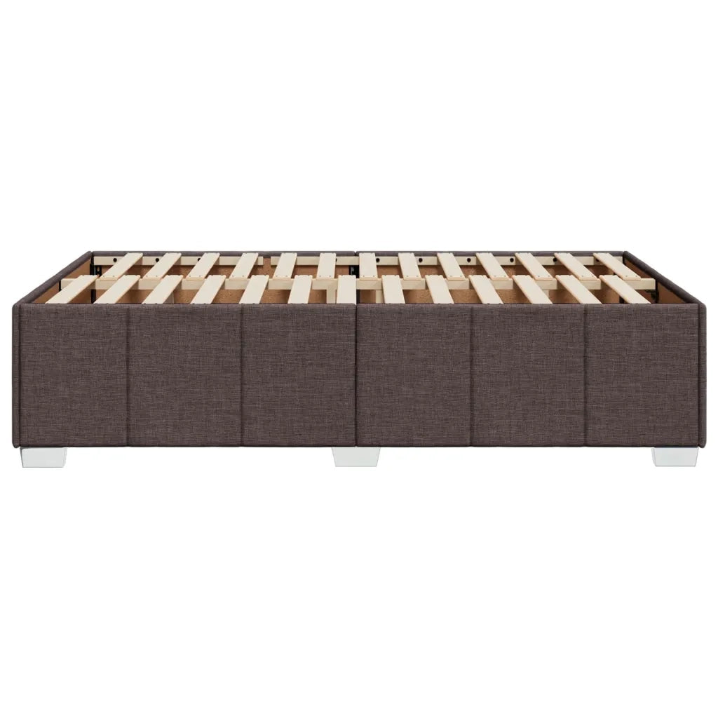 Giroletto senza Materasso Marrone Scuro 120x200 cm Tessuto 3284828