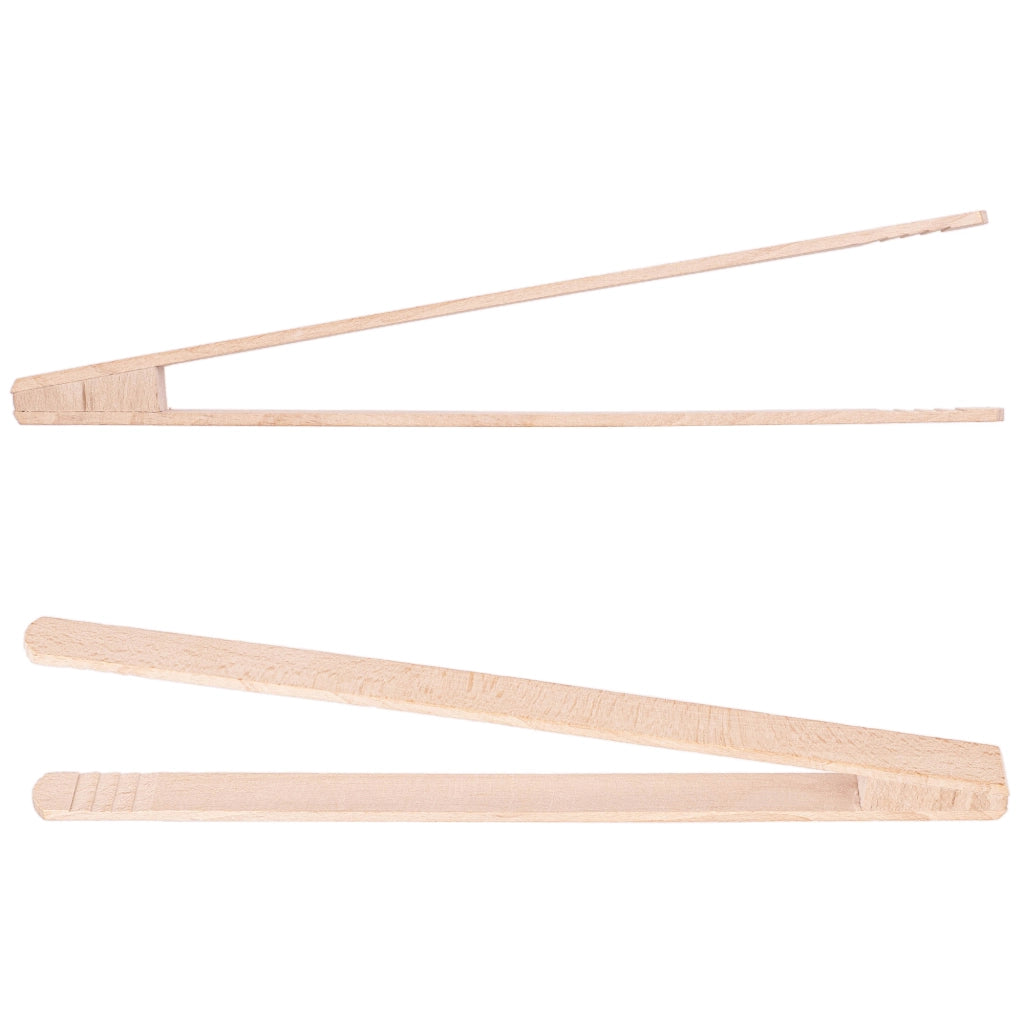 Pinze per cetrioli KADAX, per cavolo cappuccio, toast, griglia, in legno, 29,5 cm