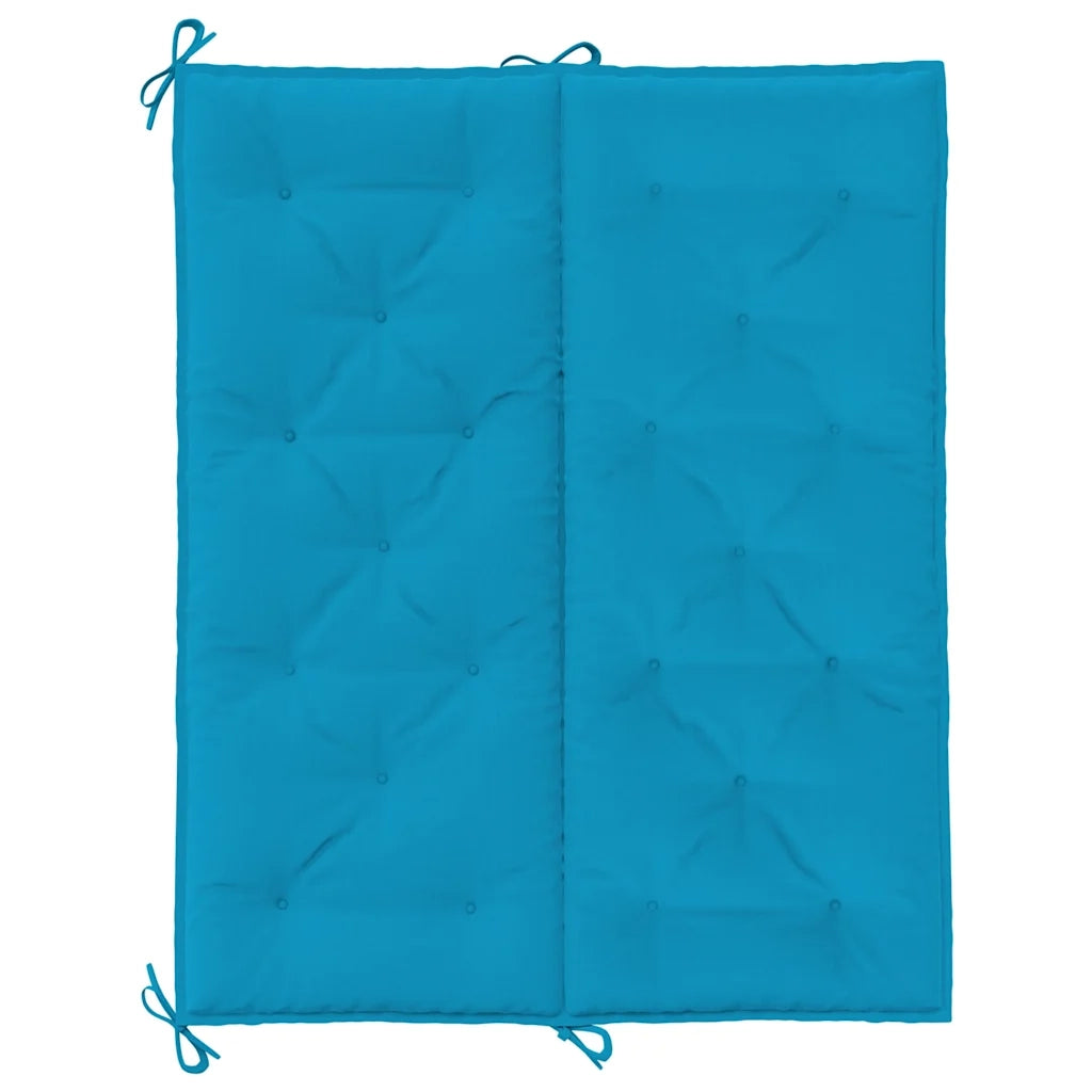 Cuscino per Panca Azzurro 120x(50+50)x7 cm in Tessuto Oxford 315008