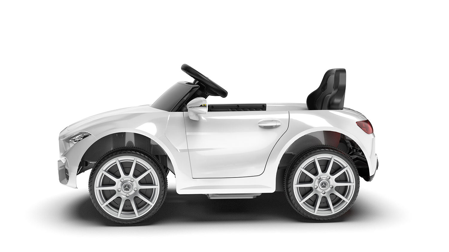 Macchina Elettrica per Bambini 12V con Licenza Mercedes CLS Small Bianco