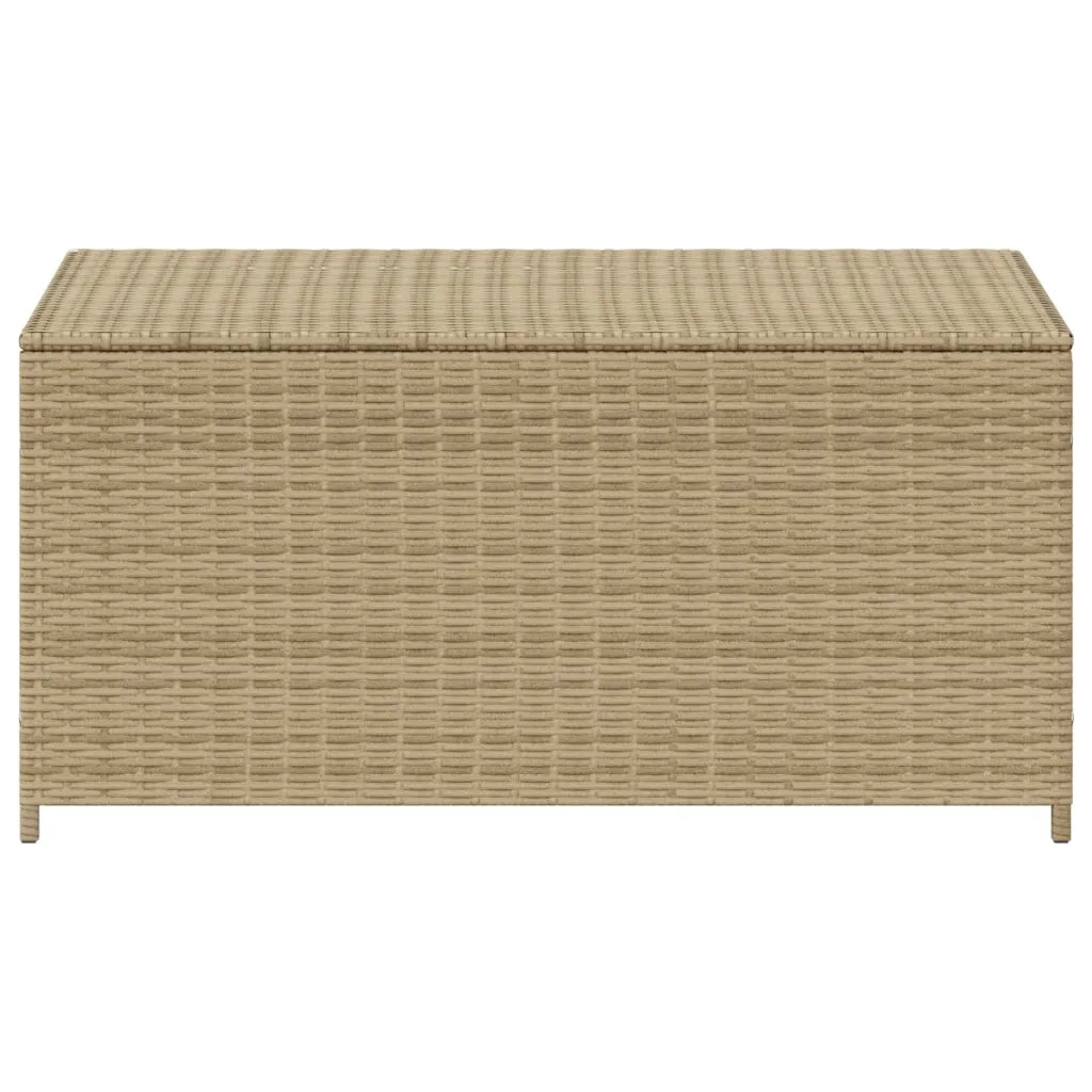 Contenitore da Giardino Beige Misto 190L in Polyrattan 365323