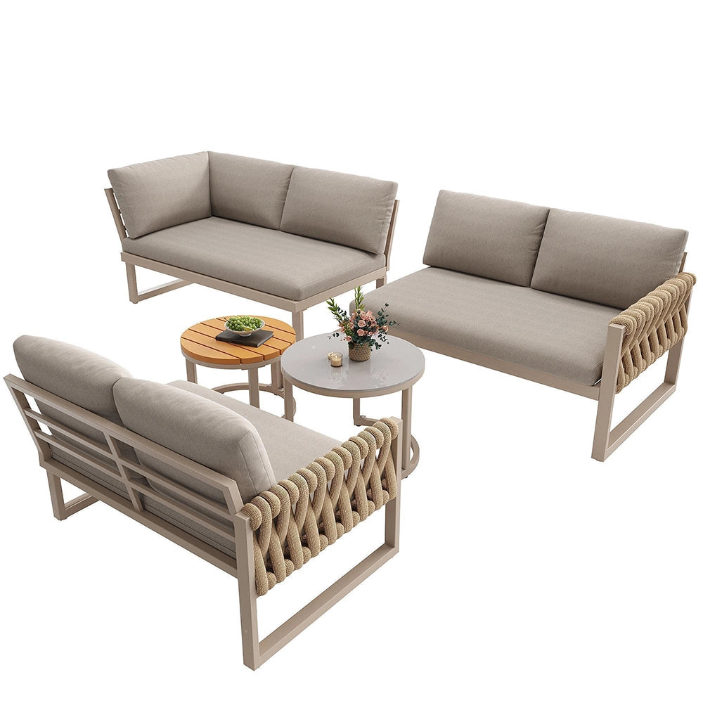 Set da giardino modulare - Xylo - Regolabile impermeabile per 5-6 persone