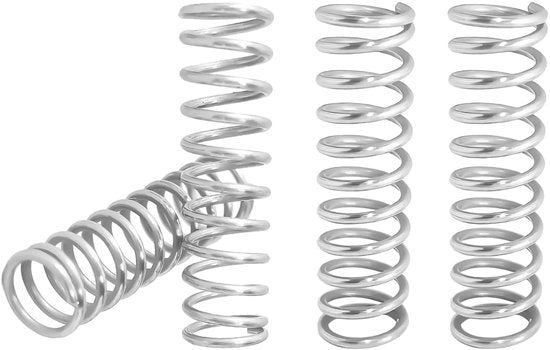 Compressore a cerniera 10 pezzi - Cerniere in acciaio inossidabile - Resistenti alla abrasione e corrosione - Per sostituzione e riparazione - Diametro del filo 1,2 mm - Diametro esterno 10 mm - Cerniera a pressione