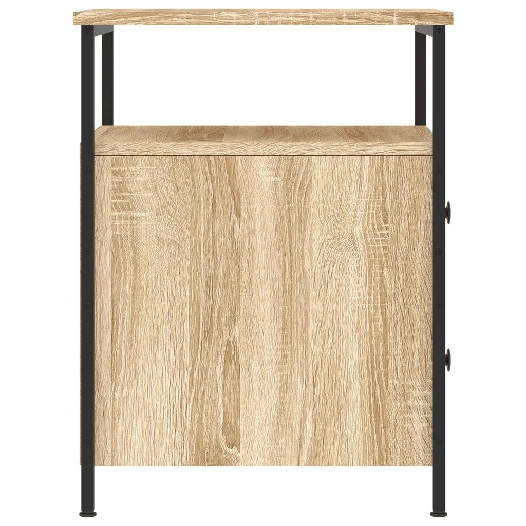 Comodino-Tavolino da notte Rovere Sonoma 44x45x60 cm in Legno Multistrato