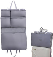 Organizzatore di Viaggio con Grande Capacità di Stoccaggio - Borsa Impermeabile - Organizzatore per Abbigliamento da Viaggio - Armadio per Abbigliamento Multifunzionale - Design Appeso - Sanitario e Risparmiatore di Spazio
