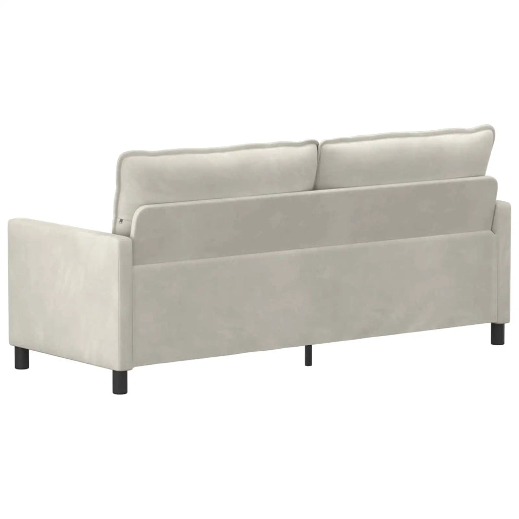Divano Crema 196 x 81 x 87,5 cm Velluto 42028888