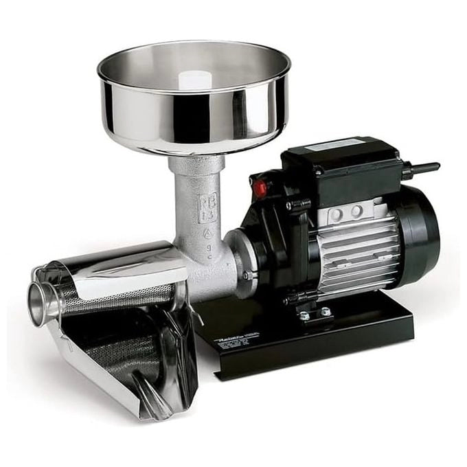 Reber 20800N Passapomodoro Elettrico 450W 70-140 Kg-h 3 Accessori in Acciaio Inox Made in Italy