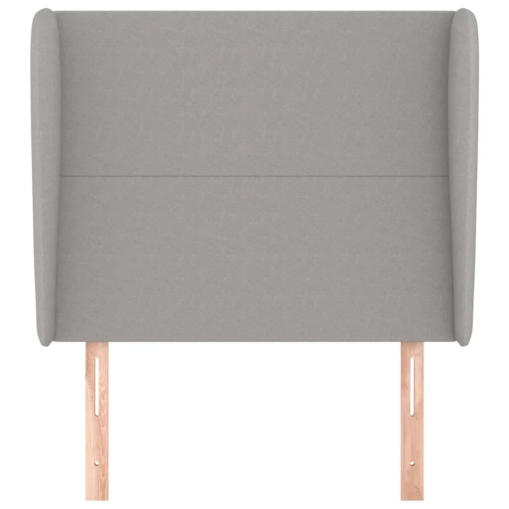 Testiera ad Orecchio Grigio Chiaro 83x23x118/128 cm in Tessuto 3117650