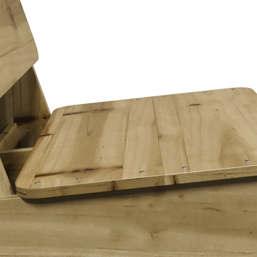 Sedie da Giardino 2 pz 60x64x70,5cm in Legno di Pino Impregnato