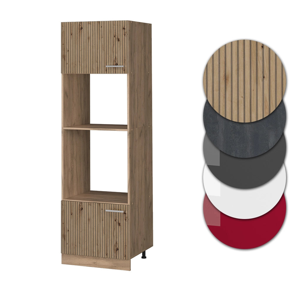 Vicco Set mobili bagno Rovere artigianale 60 cm