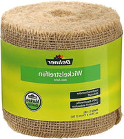 Strisce di Juta da 25 m x 15 cm - Striscia di Tessuto Naturale in Colore Beige