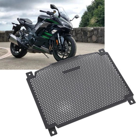 Guardia Radiatore - Lega di Alluminio - Resistente all'Oxidazione - Resistente ai Solletici - Flusso d'Aria Ottimale - Protezione per Motocicletta - Protezione Radiatore