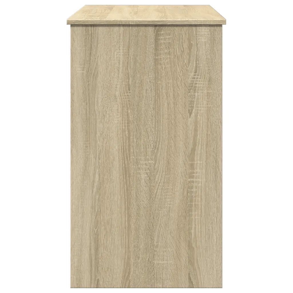 Toeletta con Specchio Rovere Sonoma 100x45x76 cm 840697