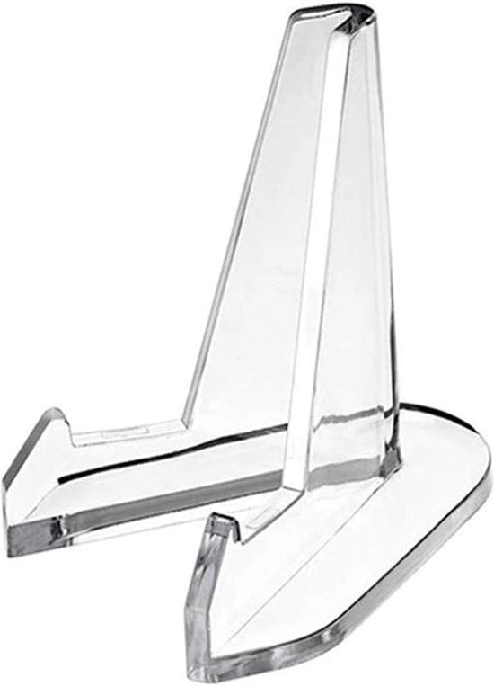 Porta monete standard in plastica trasparente acrilica per monete, orologi da tasca e medaglie.