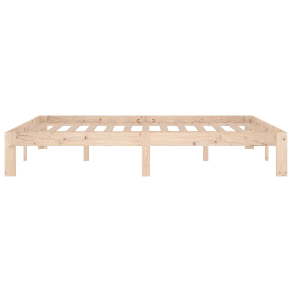 Giroletto-Struttura Letto in Legno Massello di Pino 140x190 cm 861917