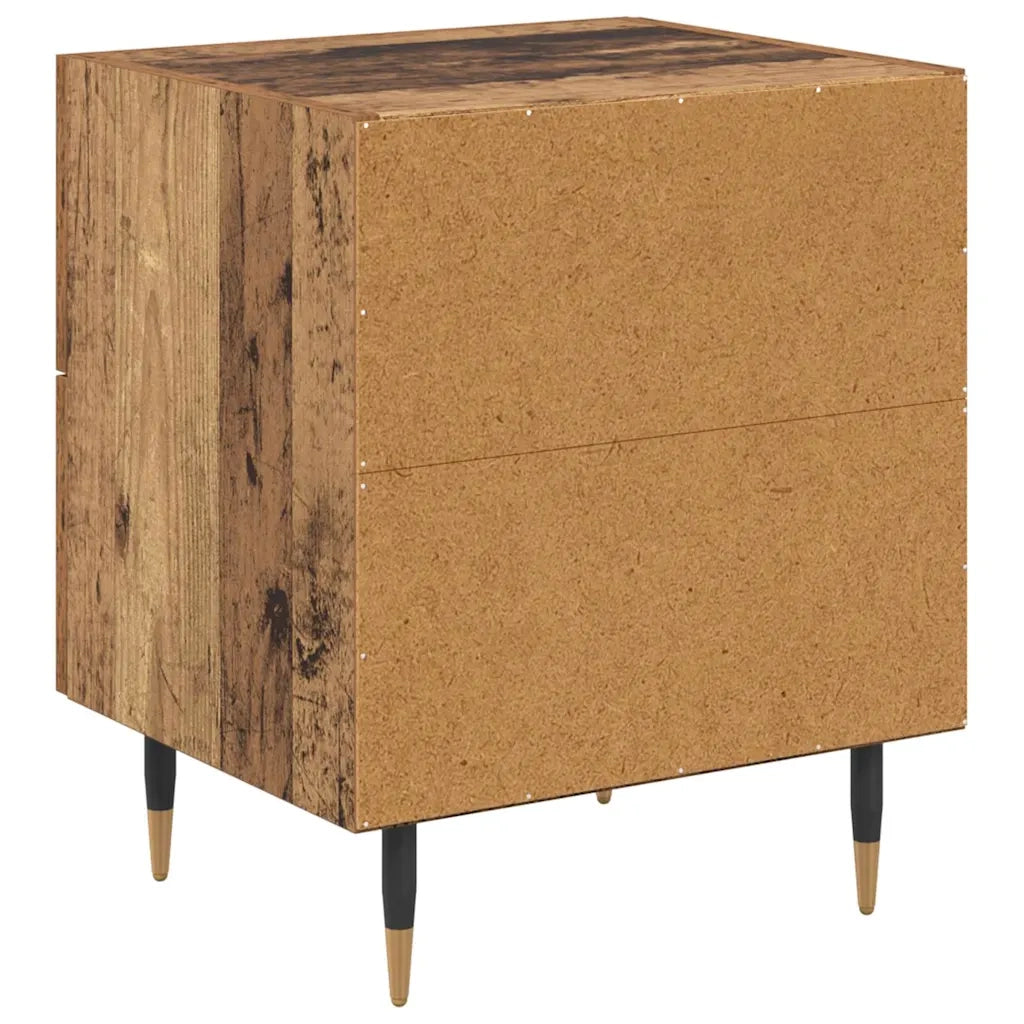 Armadio da Notte con cassetto Legno vecchio 40 x 35 x 47,5 cm