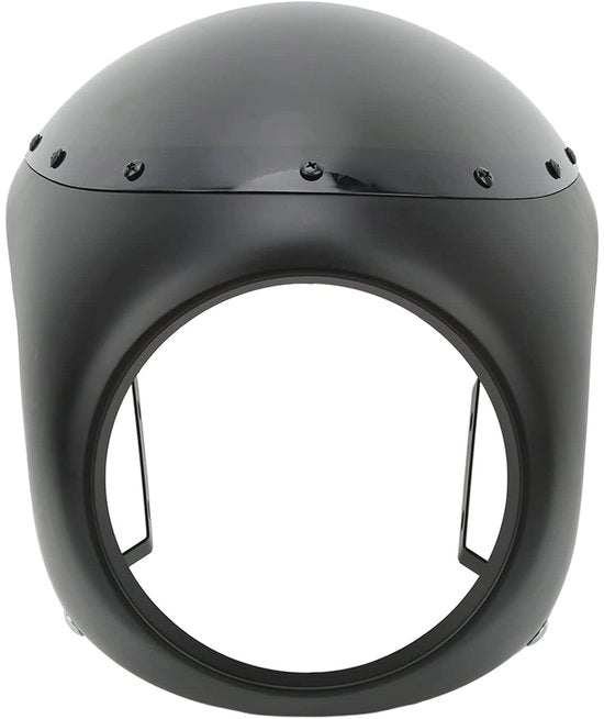 Parasole per Motocicletta Universale - Protezione da Ventilatori - Fari Ronde da 17,8 cm - ABS Plastica - Installazione Facile - Stile Personalizzato - Parasole per Motocicletta