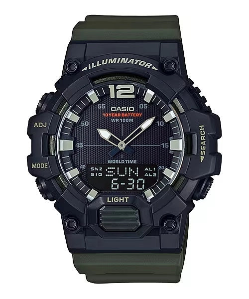 CASIO SPORT Mod. ILLUMINATOR Black - Army Green