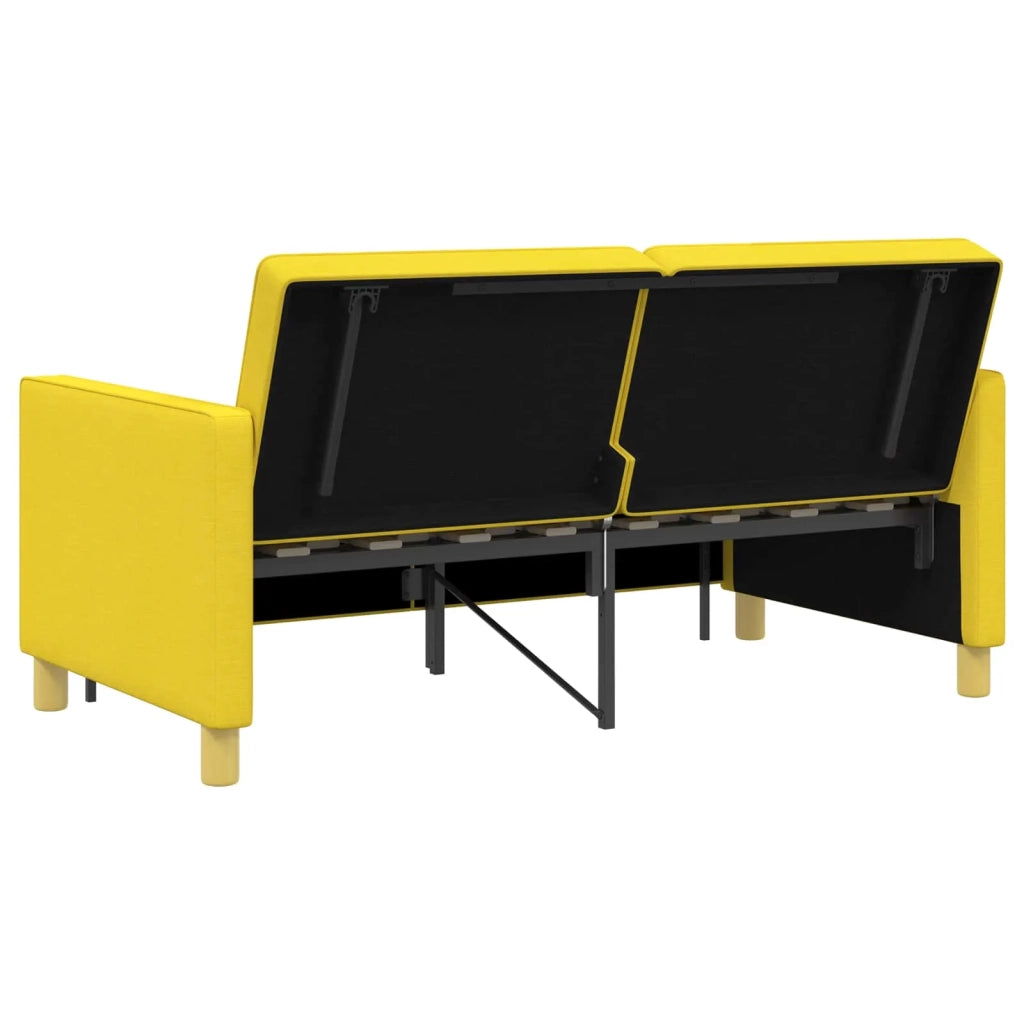 Divano Letto Estraibile Giallo Chiaro 154 x 94,5 x 80,5 cm 42033348