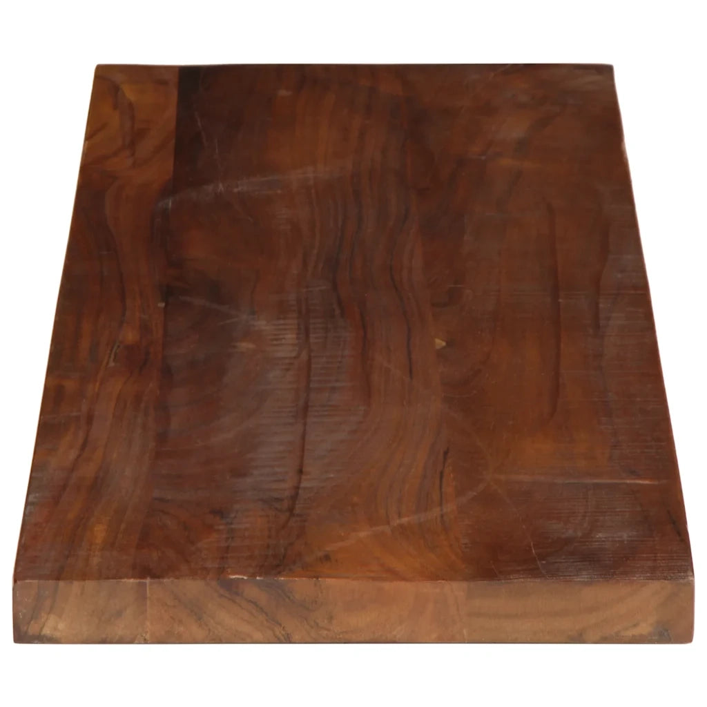 Piano Tavolo 90x30x3,8 cm Rettangolare in Massello di Recupero 371231