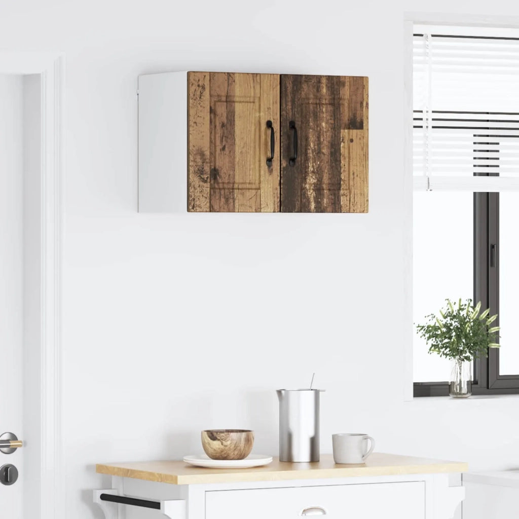 Armadietto a muro PORTO 2 pcs Legno vecchio 30 x 31 x 40 cm