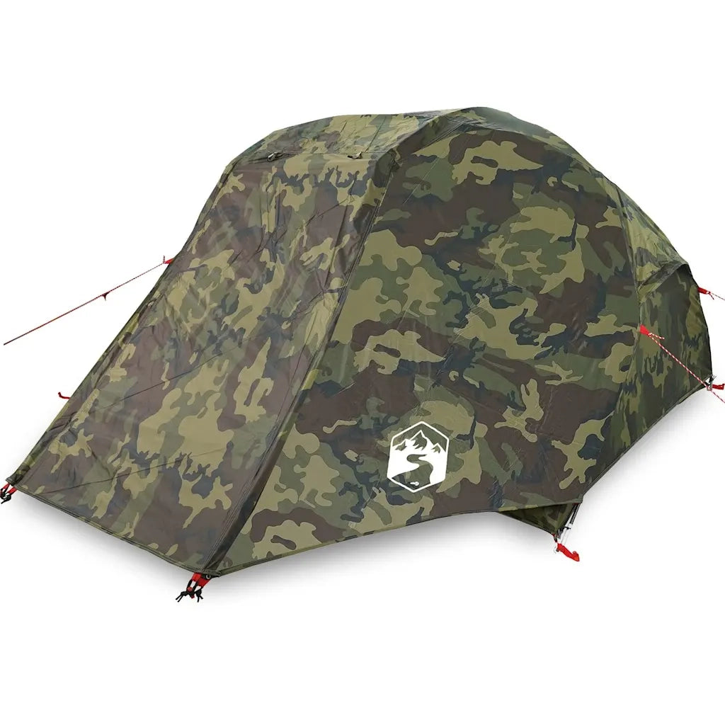 Tenda da Pesca per 3 Persone-Tenda da campeggio Mimetica Impermeabile