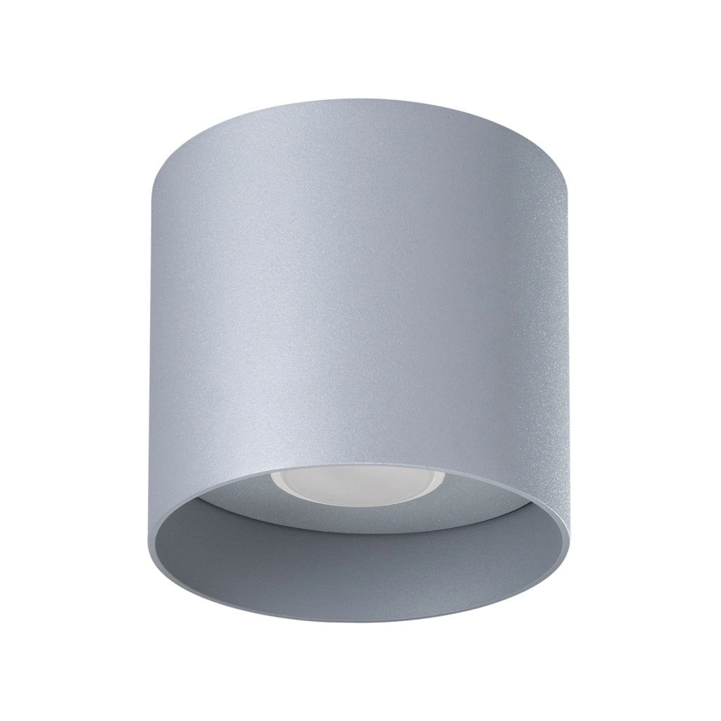 Spot soffitto tondo grigio Ø12cm GU10 10W Kiruna Pure
