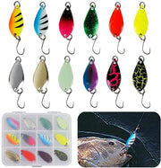 Set di pesca per acqua dolce 12 pezzi - Kit di tubi per pesca - Pescare - Materiali di alta qualità - Scatola di conservazione - Design aerodinamico