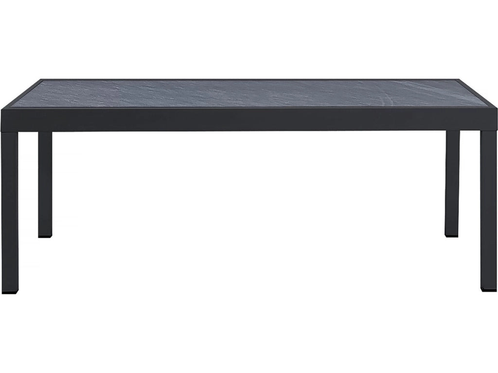Set da pranzo da giardino estensibile "Lagos" - 200/320 x 105 x 76 cm - 12 posti - Grigio scuro