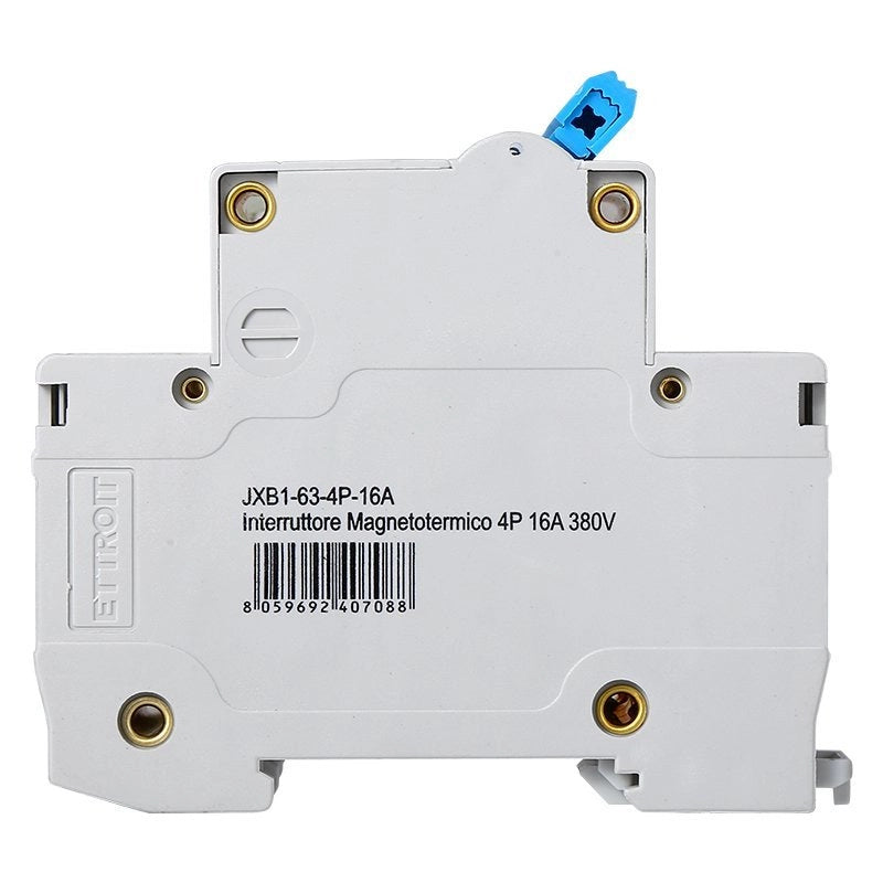 Interruttore Magnetotermico Automatico 4P 16A 6000A 220V 380V Salvavita Stotz Occupa 4 Moduli DIN