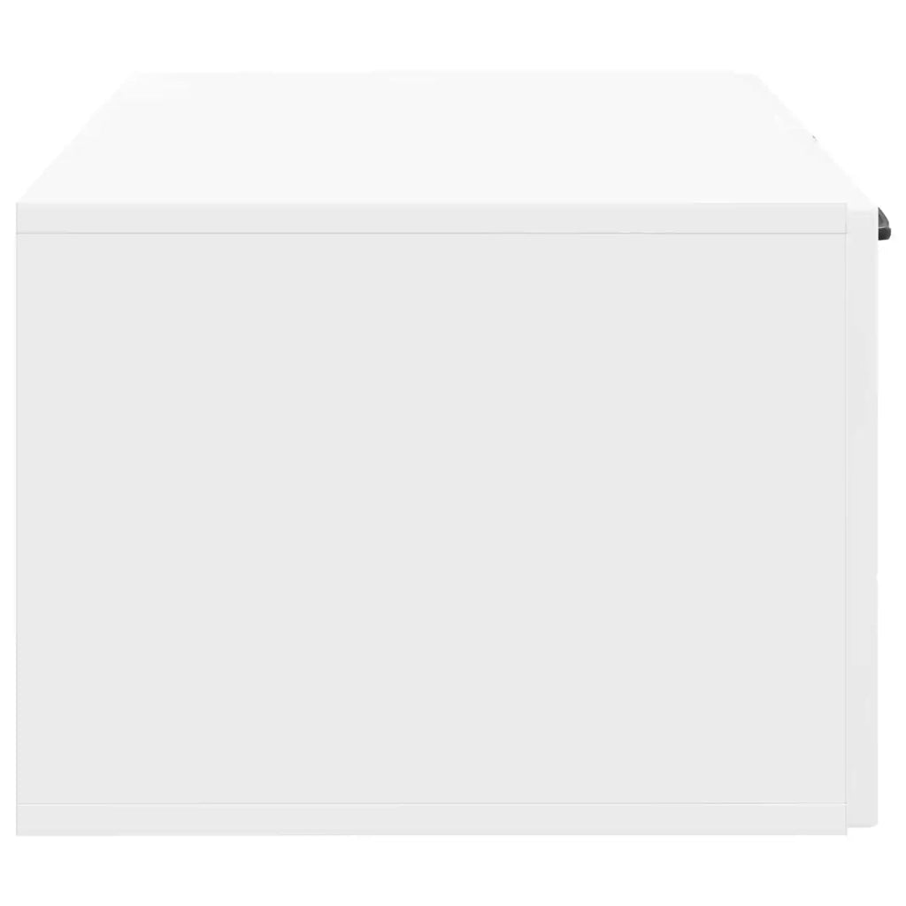 Mobile Porta TV da Muro Bianco Lucido 59,5 x 41 x 30 cm 899019